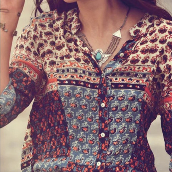 Spell Dark side of the moon necklace with turquoise - Picture 2 of 6